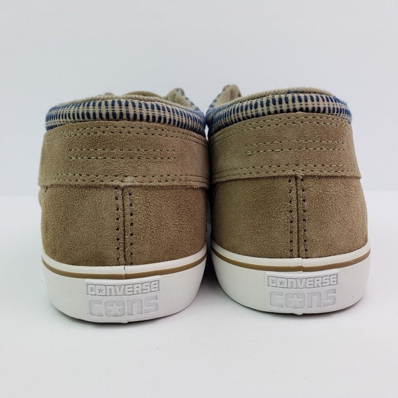 Converse Sea Star LS Mid Mens Size 10.5 Lead Gray Suede Skate Sneaker Shoes - Picture 7 of 11